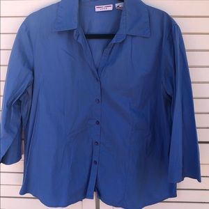 TOP BLOUSE 1775 SIZE XL BLUE